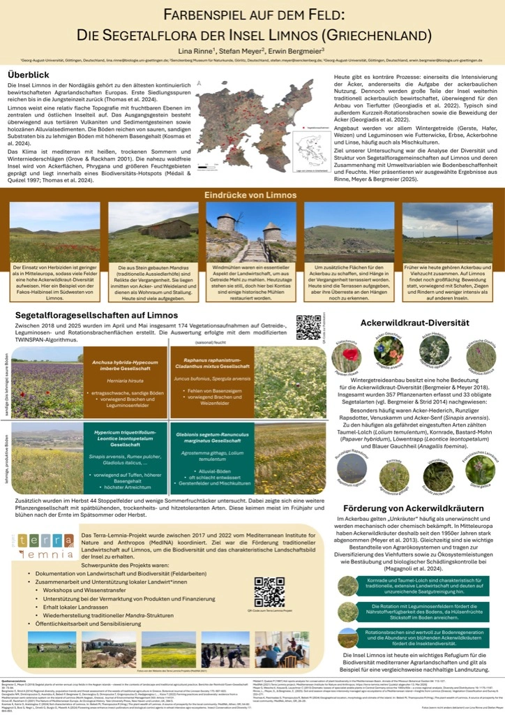 Titelseite: Farbenspiel auf dem Feld: Die Segetalflora der Insel Limnos (Griechenland)